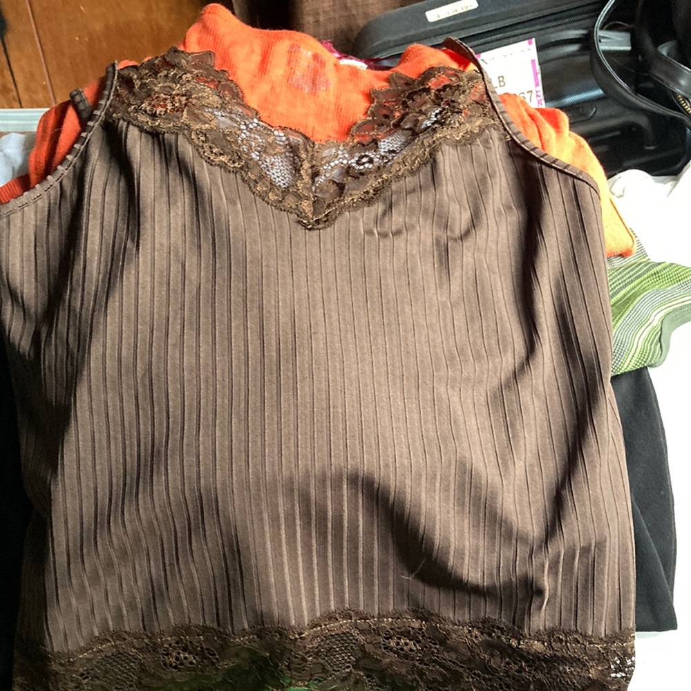 Lace tank top